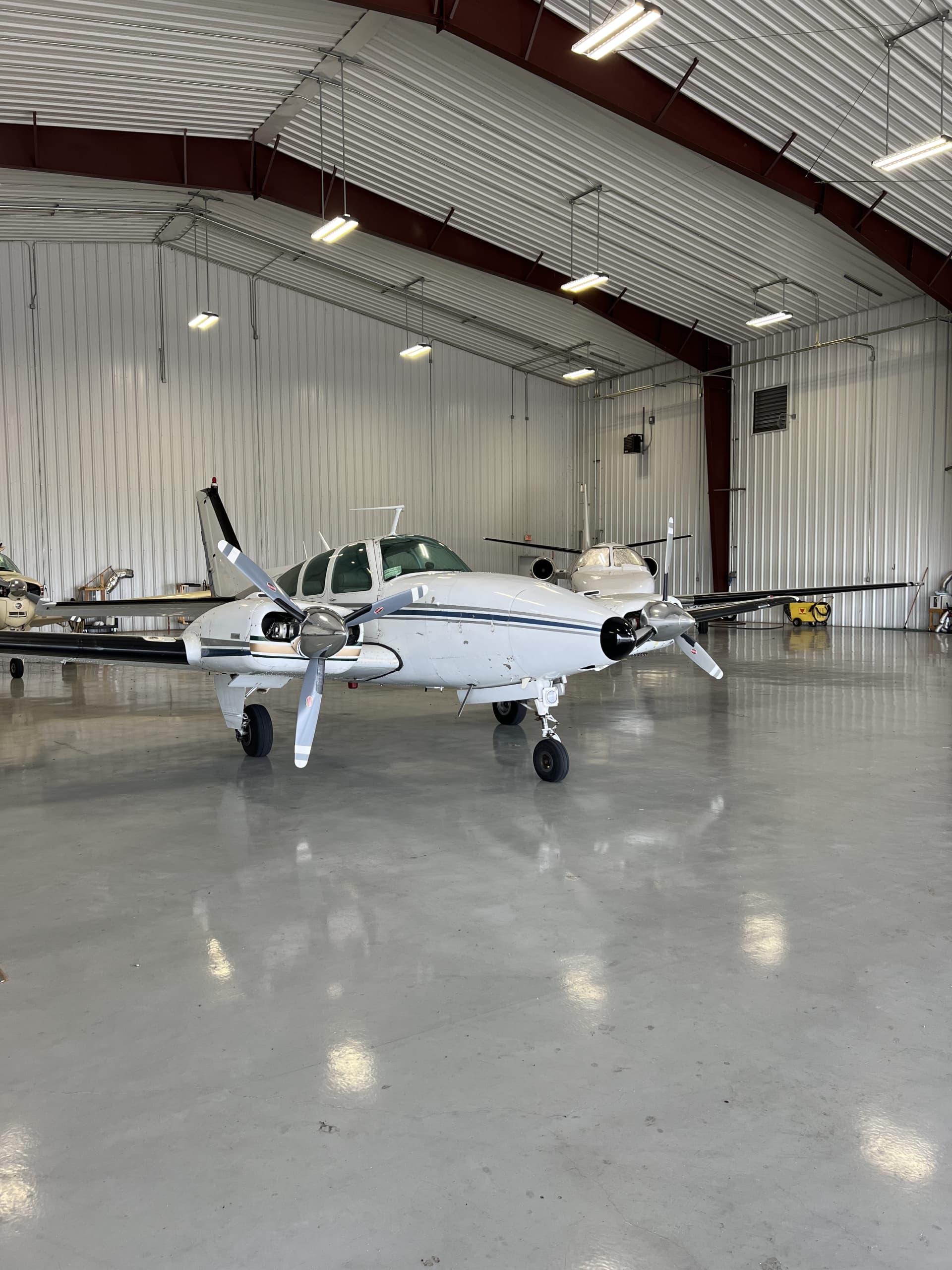 A Superior Aviation Beechcraft Travel Air multi-engine trainer